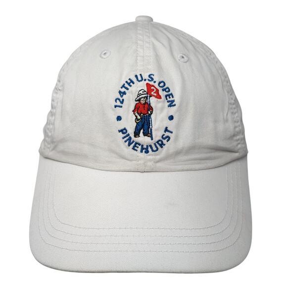 124th US Open Pinehurst USGA Member Baseball Cap White OS Classic Fit Ahead - Picture 1 of 11
